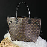 Коричневая женская сумка Louis Vuitton Neverfull