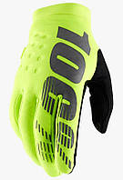 Зимові перчатки RIDE 100% BRISKER Cold Weather (Fluo Yellow), L (10) (10003-00017), L