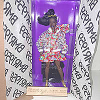 Колекційна барбі БМР 1959 афро пампушка Barbie BMR1959 Doll Style: Vinyl Jacket & Hoodie Dress