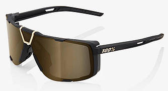 Окуляри 100% EastCraft+ Sunglasses (Soft Tact Black), Mirror Gold Lens