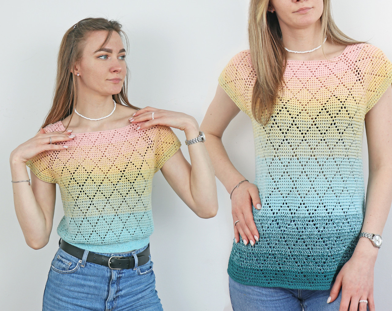 ЛІТНІЙ ТОП 2 В 1, Майстер-клас із в'язання (рівень початківець), фото 1