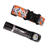 Налобний ліхтарик RIAS XML-T6 акумуляторний кутовий Black (3_02948), фото 4