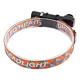 Налобний ліхтарик RIAS XML-T6 акумуляторний кутовий Black (3_02948), фото 3