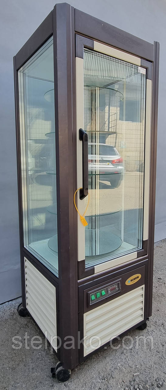 Кондитерська холодильна шафа-вітрина «Scaiola 400N» (Італія), (+4° +10°), на 5 полиць, Б/у, фото 1