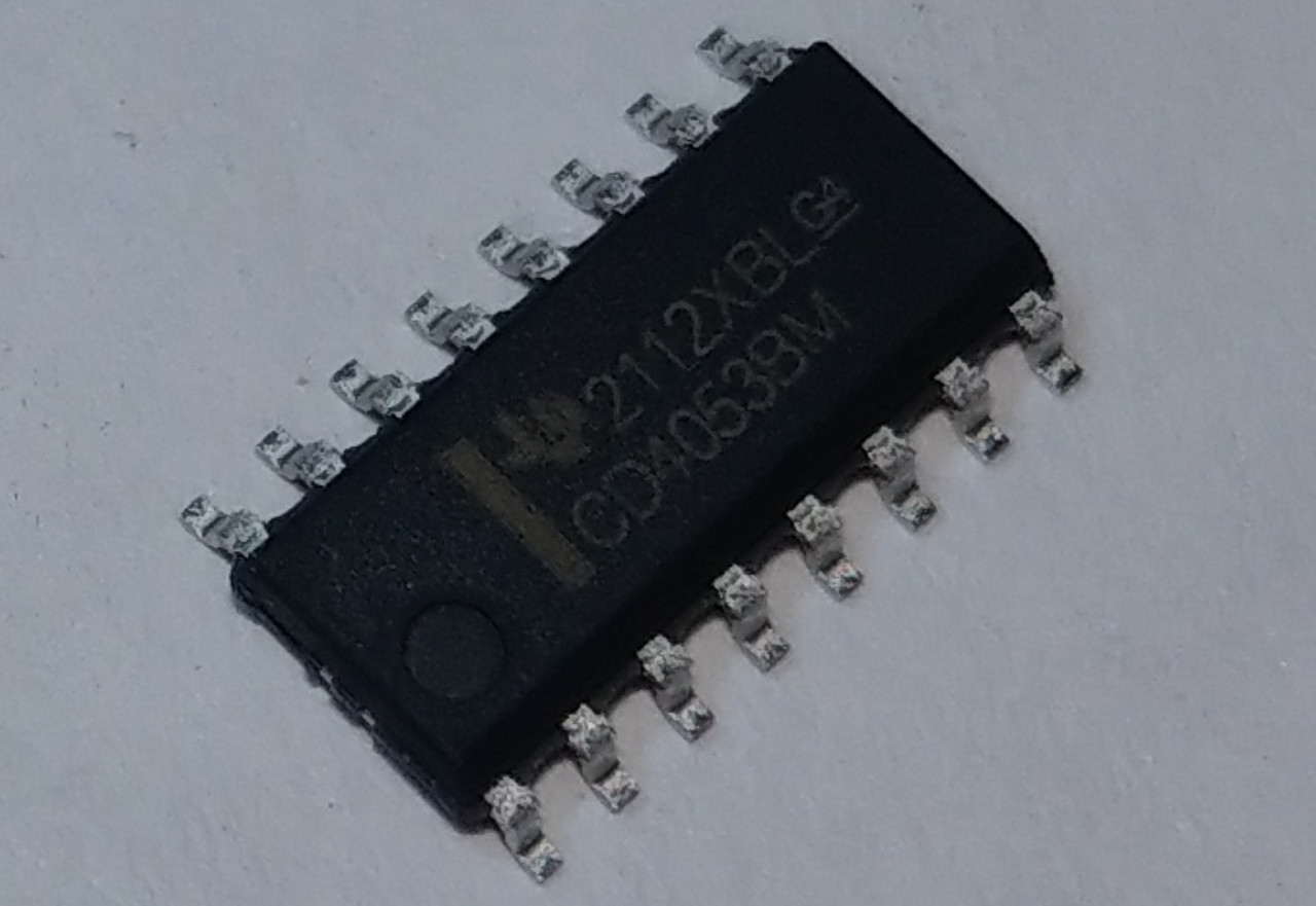 CD4053BM три двоканальні аналогові мультиплексори SOP16