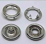 Кнопка "боді" (трикотажна), срібло 9,5 мм.
1440шт./упаковка., фото 2