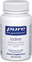 Pure Encapsulations Iodine (potassium iodide) / Йод калий йодид 225 мкг 120 капсул