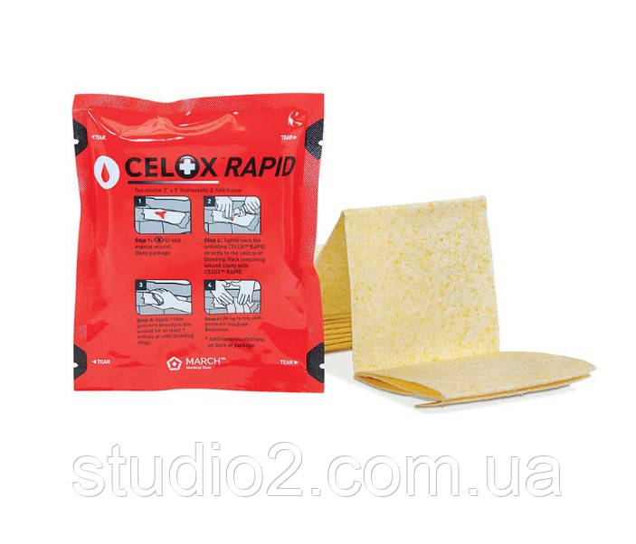Кровоспинний гемостатичний бинт March Celox Rapid, фото 1