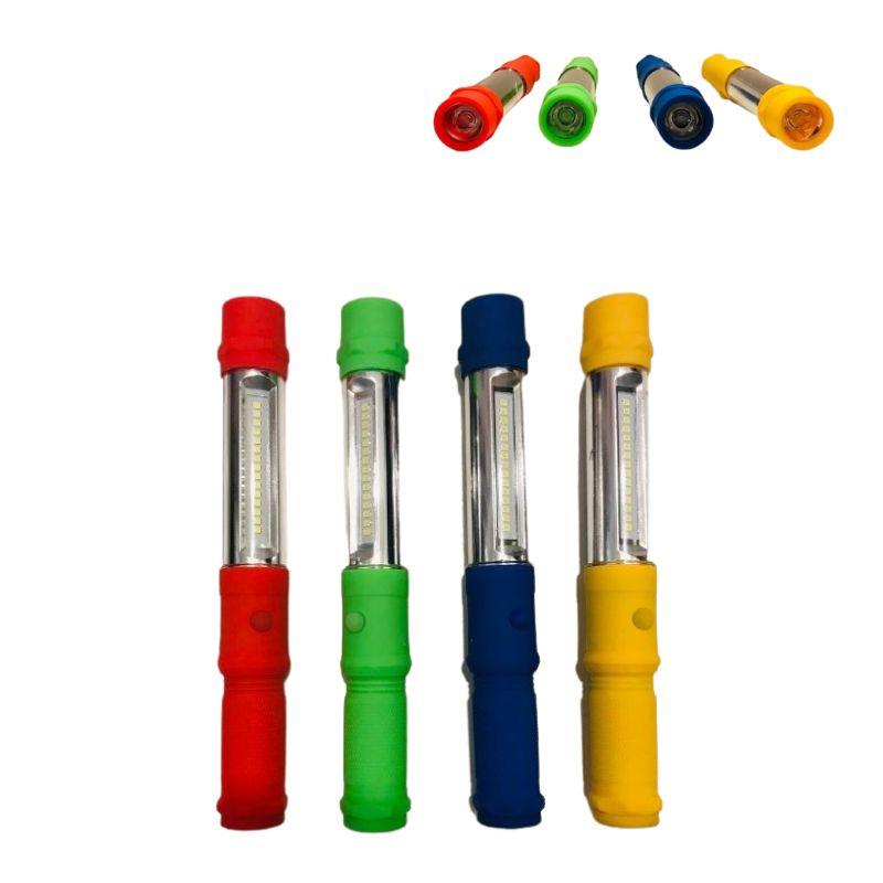 714 — YJ Ліхтарик світлодіодний, на батарейках, фото 1