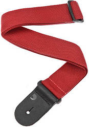 Ремінь гітарний D'Addario PWS101 POLYPRO GUITAR STRAP (RED)