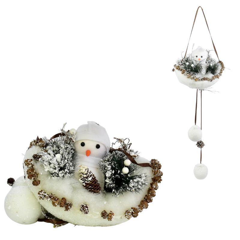 30565 C Декоративна новорічна підвіска, фото 1