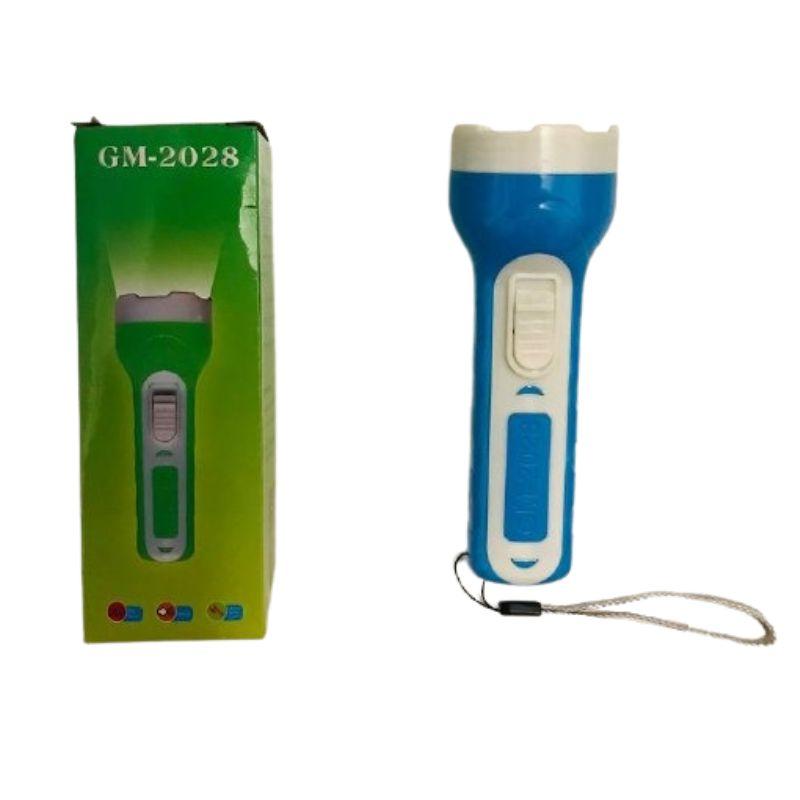 2028 —GM Ліхтарик на батарейках, 2 режими, у коробці, фото 1