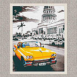Картина за номерами Yellow cab la Havana 40*50 см Рив'єра Бланка RB-0154, фото 3