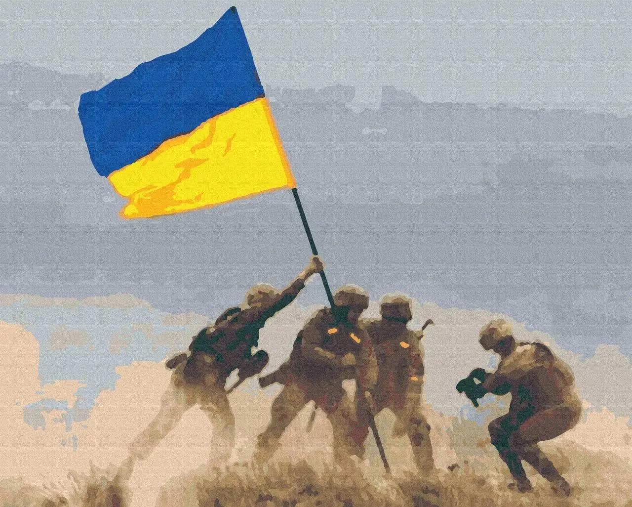 Картина за номерами На своїй землі 40*50 см Рив'єра Бланка RB-0553 pbn-p