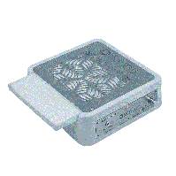 Витяжка для манікюру настільна з фільтром НЕРА DUSTWELL Pro N1 96W