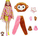 Лялька Барбі Сюрприз Друзі з джунглів Мавпа Barbie Cutie Reveal HKR01, фото 2