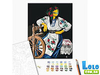 Картина по номерам Мотанка с прялкой ©Valeriya Macarenco, Brushme (40х50 см) (109430)