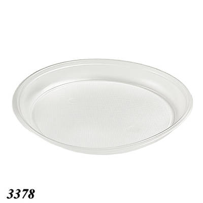 Тарілка одноразова прозора Андрекс 205 мм (100шт)