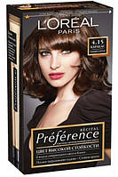 Стійка гель-фарба для волосся L'Oreal Paris Recital Preference 4.15 - Темний каштан 174 мл (3600520248912)