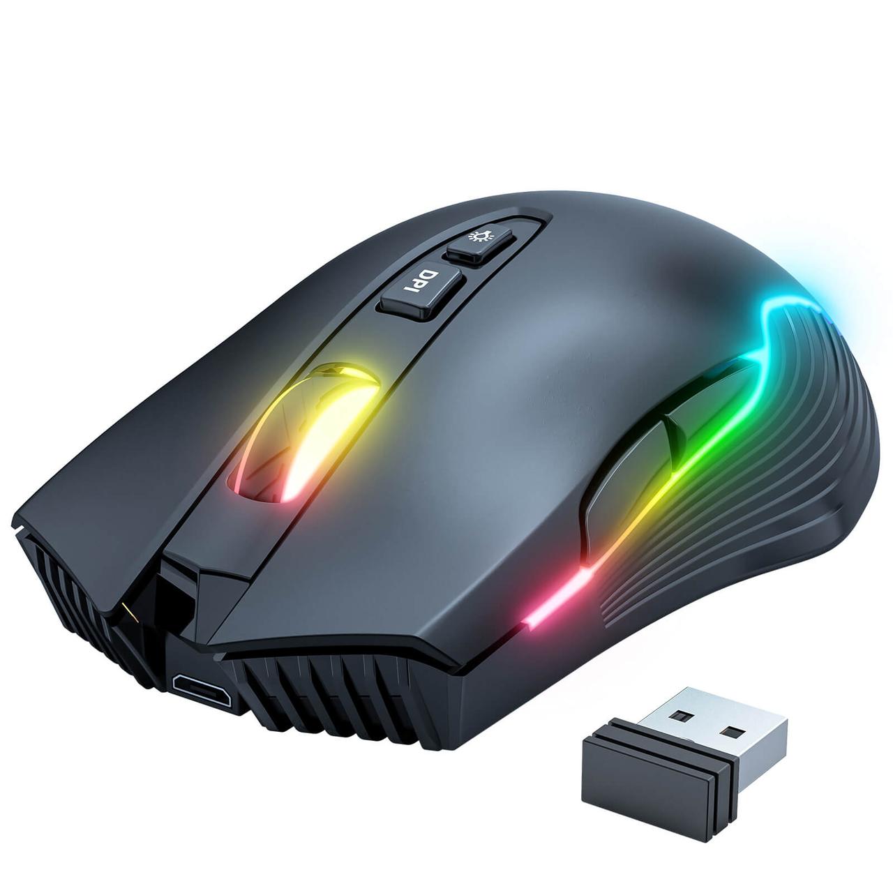 Мишка ігрова ONIKUMA Gaming CW905 RGB, чорна, фото 1
