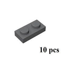 Строительные блоки на 2x1 пина 10 шт. конструктор