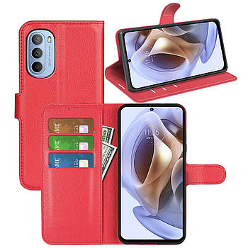 Чохол-книжка Litchie Wallet для Motorola G31 / G41 Red