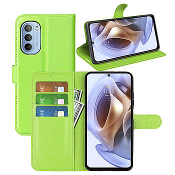 Чохол-книжка Litchie Wallet для Motorola G31 / G41 Light Green