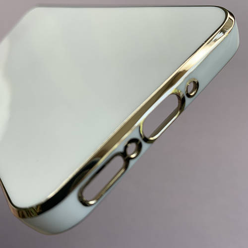 Купить Чехол для Samsung Galaxy A34 5G глянцевый с золотой окантовкой ...