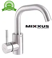 Смеситель для умывальника Mixxus SUS-001-G нержавеющая сталь