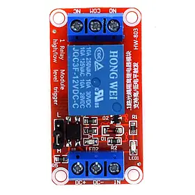 Реле модуль 5V 10A з опторазвязкой high/low level