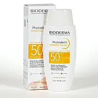 Сонцезахисний мінеральний флюїд для обличчя Bioderma Photoderm Mineral Fluid SPF50+ 75 мл