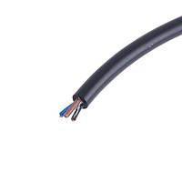 Провод питания круглый 3-жильный 24AWG (PVC, 16/0.14/AS) коричневый+синий+черный