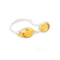 Детские очки для плавания Оранжевые Intex 55684, размером L. От 8 лет