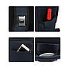 Термосумка-рюкзак 31x21x43см Чорна / Сумка-холодильник для пікніка, фото 4