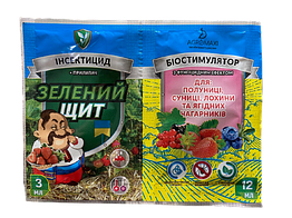 Рятувальник Зелений Щит для Полуниці та суниці (інсекто-фунгіцид) Агромаксі 3 мл