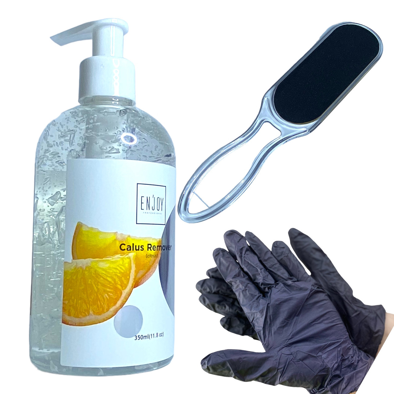 Набір для педикюру з ремувером Еnjoy Professional Callus Remover CITRUS 350 мл