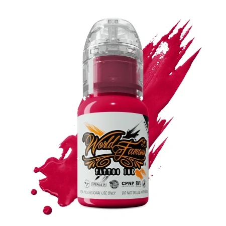 15 мл Тату фарба Rose Red World Famous, фото 1