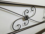 Ліжко Хризантема 140*190 металеве, фото 5