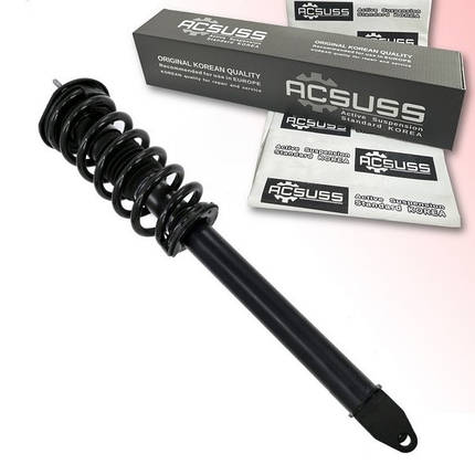 ACSUSS Корея! Посилена Стійка Tesla Model 3 (з пружиною опорою пильником відбійником). Передня. 030645 , 334188, фото 1