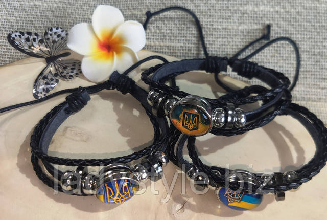 браслет с гербом Украины от студии LadyStyle.Biz серьги кольца купить фианиты подарок украшения юбилей новый год