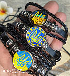 Браслет плетений із гербом України від студії LadyStyle.Biz, фото 2