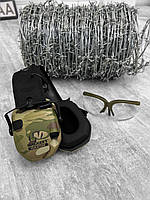 Набор активные наушники+очки Оригинал Walkers Razor Slim Electronic Multicam РМ6539
