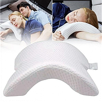 Ортопедическая подушка для сна WOW Nap pillow DL-137 с тоннелем для руки