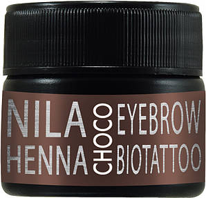 Хна для біотату та брів, шоколад Nila, 10 г