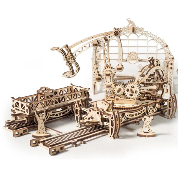 Механічні 3D пазли UGEARS - «Маніпулятор на рейках»
