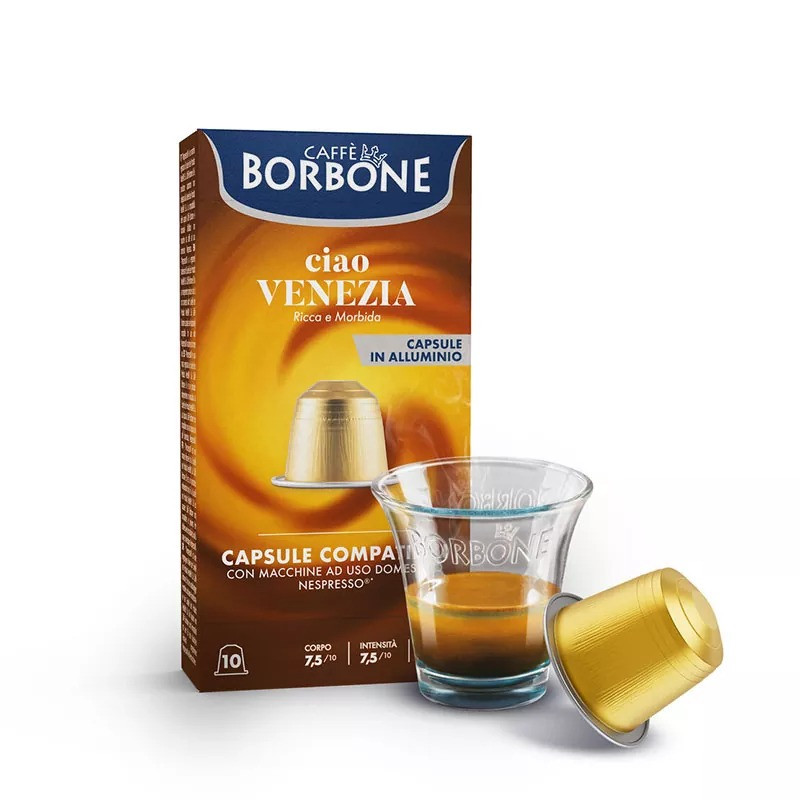 Кава в капсулі Caffe Borbone Venezia, 10 капсул Nespresso