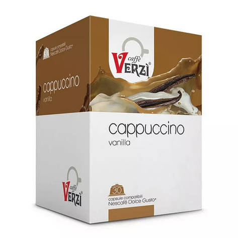 Напій в капсулі Caffe Verzi Cappuccino vanilla, 1 капсула Dolce Gusto, фото 1