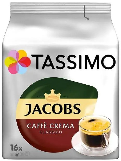 Кава в капсулі Caffe Crema, 1 капсула Tassimo