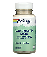 Pancreatin 1300 - 90 капсул - Solaray (Панкреатин Соларай)