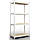 Стелаж металевий Бюджет ДСП/МДФ (1600х800х300) пофарбований, фото 2
